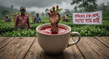 চায়ের কাপে শ্রমিকের রক্ত-ঘাম