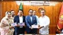 বিশ্বকাপ ফুটবল উপলক্ষ্যে ১০ টাকা মূল্যমানের স্মারক টিকিট উন্মোচন
